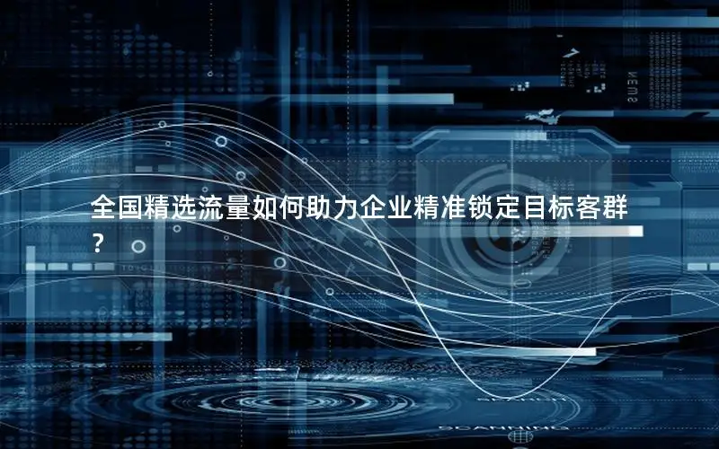 全国精选流量如何助力企业精准锁定目标客群？