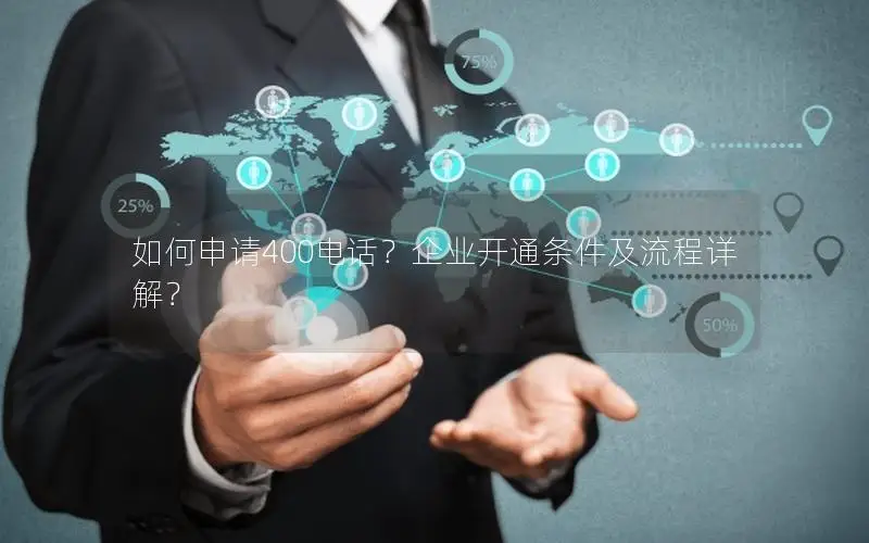 如何申请400电话？企业开通条件及流程详解？