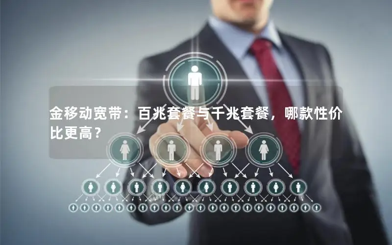 金移动宽带：百兆套餐与千兆套餐，哪款性价比更高？