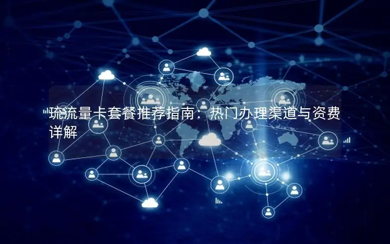 琉流量卡套餐推荐指南：热门办理渠道与资费详解