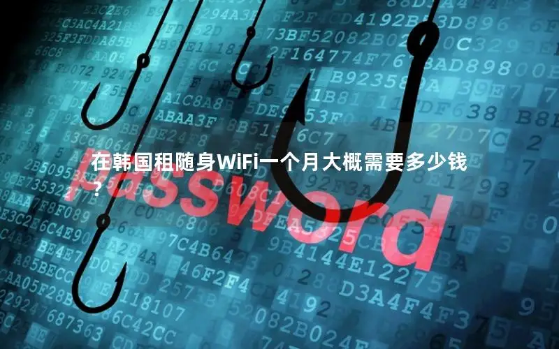在韩国租随身WiFi一个月大概需要多少钱？