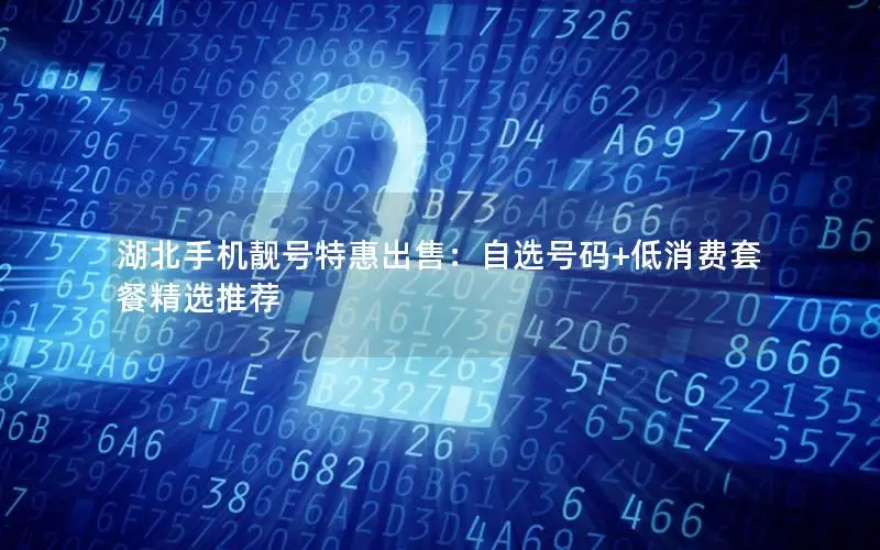 湖北手机靓号特惠出售：自选号码+低消费套餐精选推荐