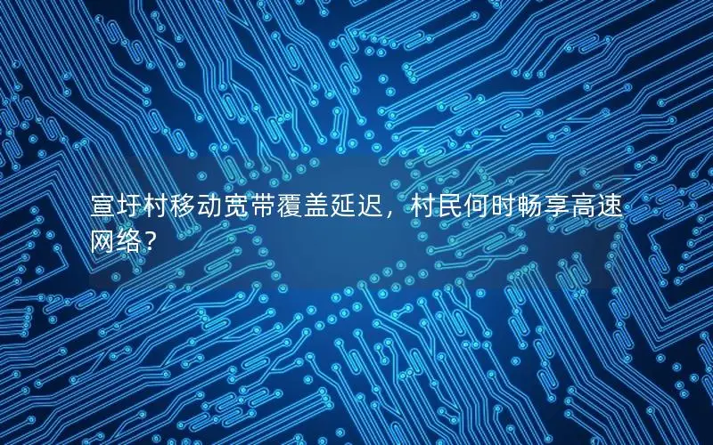 宣圩村移动宽带覆盖延迟，村民何时畅享高速网络？