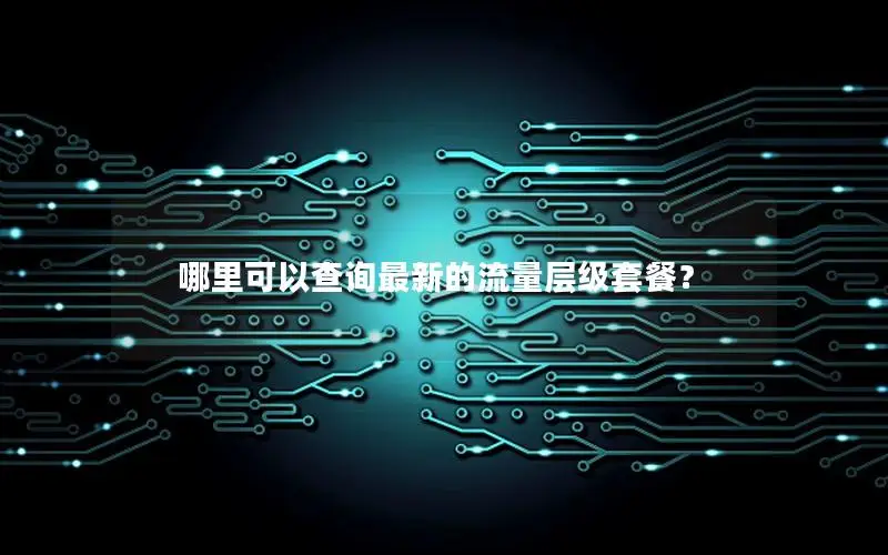 哪里可以查询最新的流量层级套餐？
