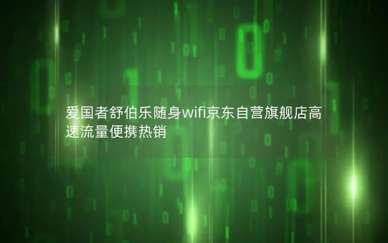 爱国者舒伯乐随身wifi京东自营旗舰店高速流量便携热销
