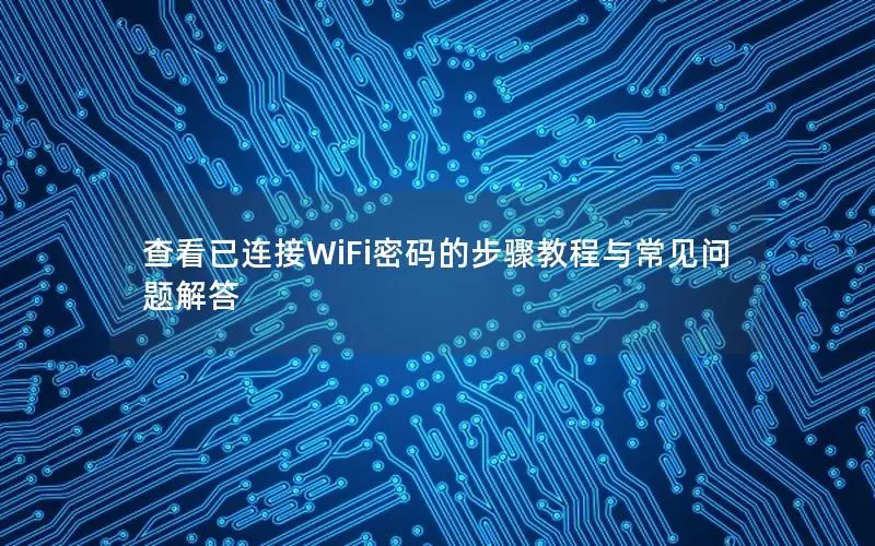 查看已连接WiFi密码的步骤教程与常见问题解答