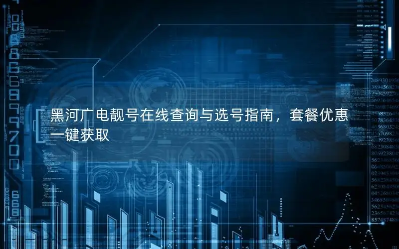 黑河广电靓号在线查询与选号指南，套餐优惠一键获取