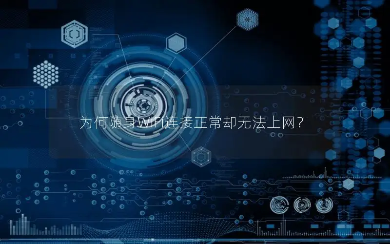 为何随身WiFi连接正常却无法上网？