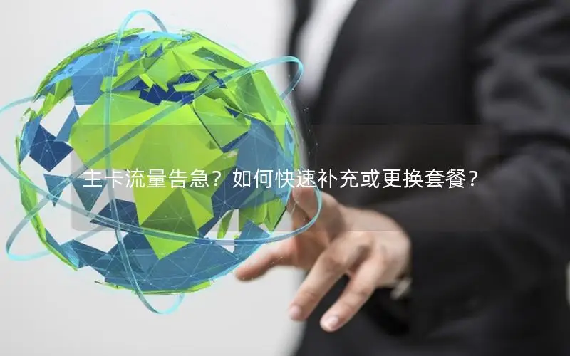 主卡流量告急？如何快速补充或更换套餐？