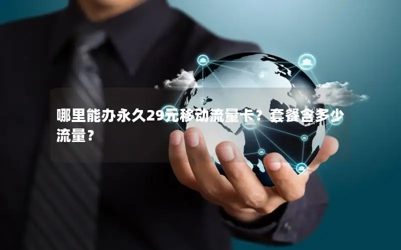 哪里能办永久29元移动流量卡？套餐含多少流量？