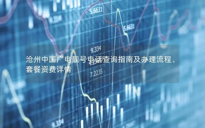 沧州中国广电靓号电话查询指南及办理流程、套餐资费详情