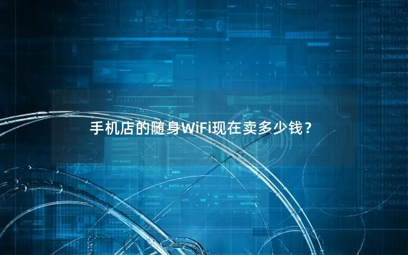 手机店的随身WiFi现在卖多少钱？
