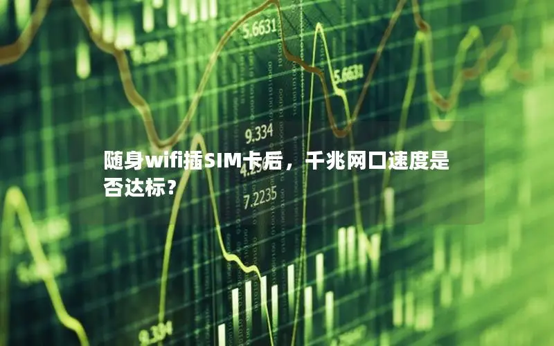 随身wifi插SIM卡后，千兆网口速度是否达标？