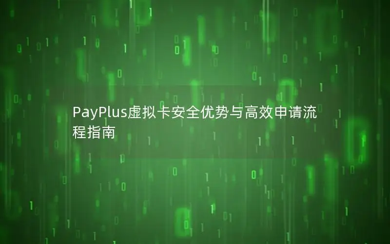 PayPlus虚拟卡安全优势与高效申请流程指南
