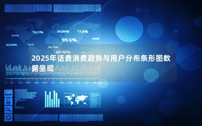 2025年话费消费趋势与用户分布条形图数据呈现