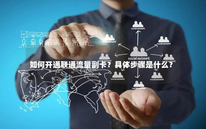 如何开通联通流量副卡？具体步骤是什么？