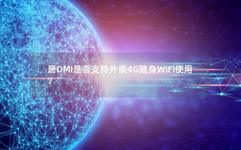 唐DMI是否支持外接4G随身WiFi使用？
