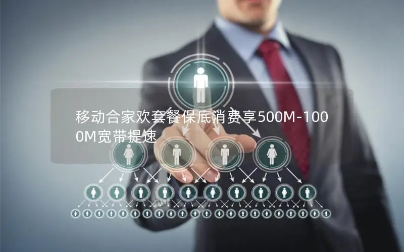 移动合家欢套餐保底消费享500M-1000M宽带提速