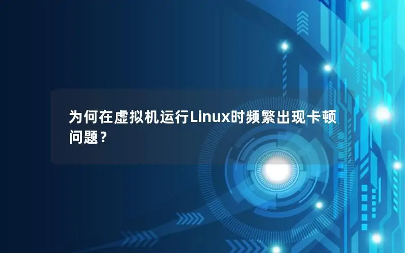 为何在虚拟机运行Linux时频繁出现卡顿问题？