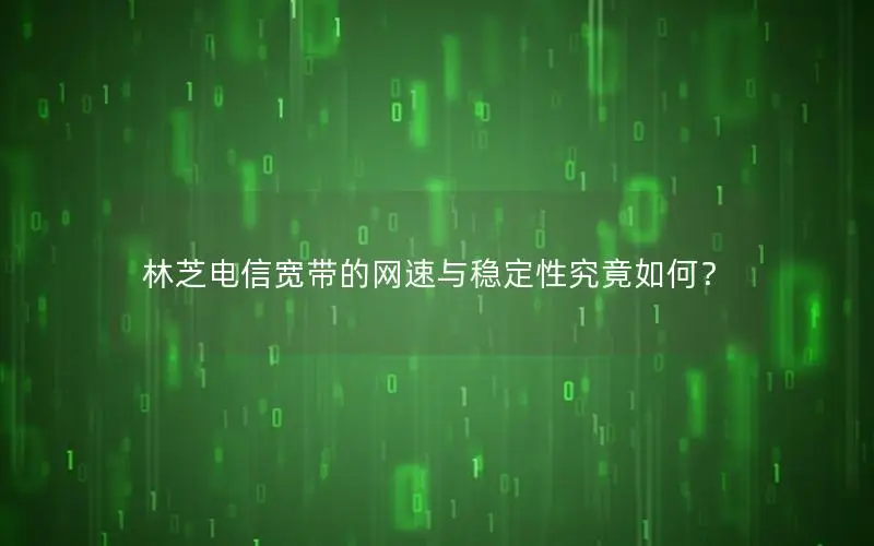 林芝电信宽带的网速与稳定性究竟如何？