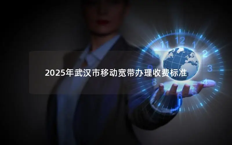 2025年武汉市移动宽带办理收费标准