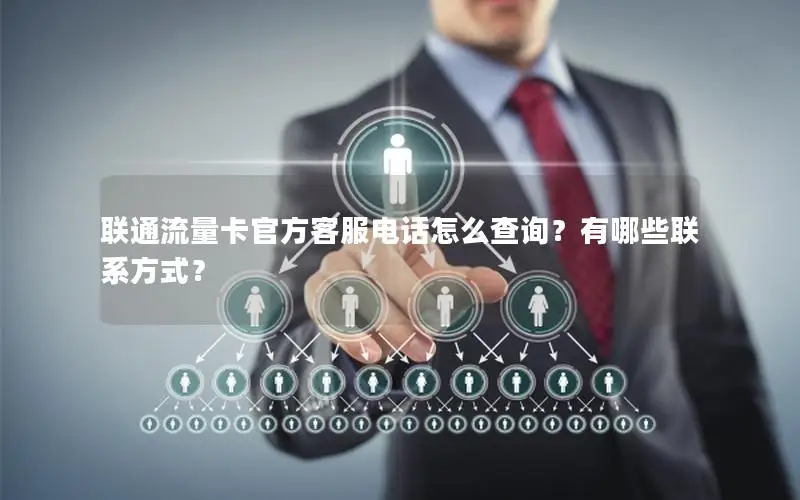 联通流量卡官方客服电话怎么查询？有哪些联系方式？