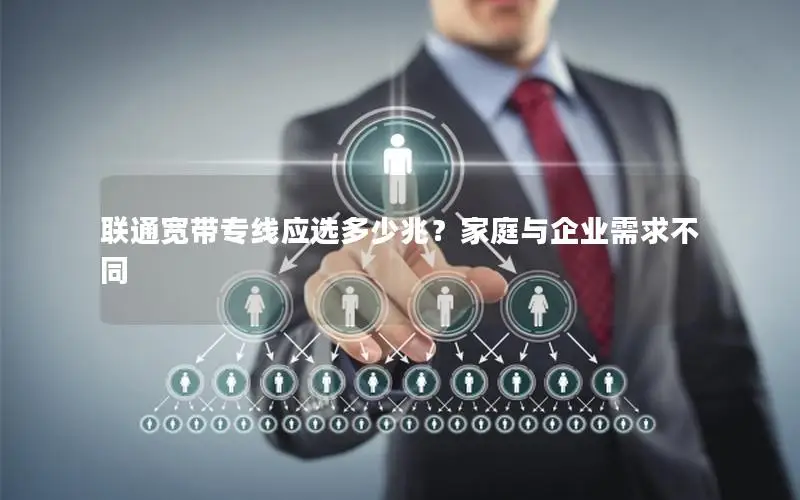 联通宽带专线应选多少兆？家庭与企业需求不同