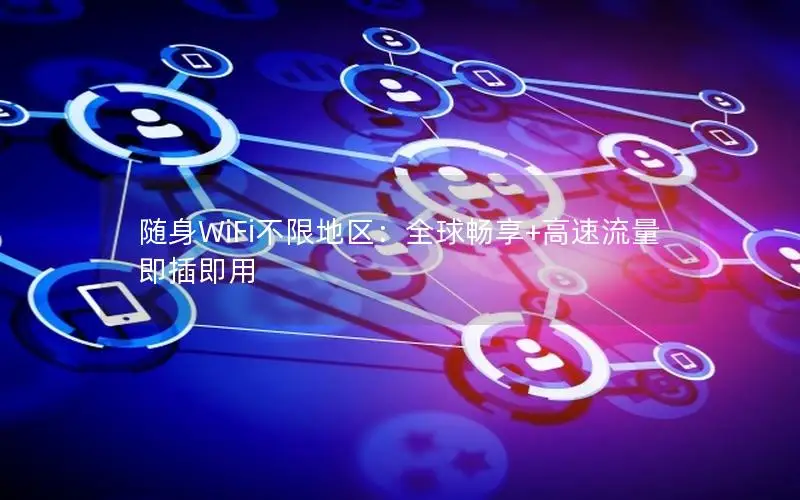 随身WiFi不限地区：全球畅享+高速流量即插即用
