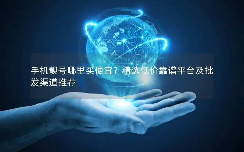 手机靓号哪里买便宜？精选低价靠谱平台及批发渠道推荐
