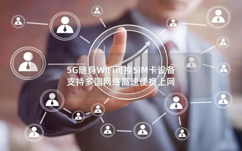 5G随身WiFi可换SIM卡设备 支持多国网络高速便携上网