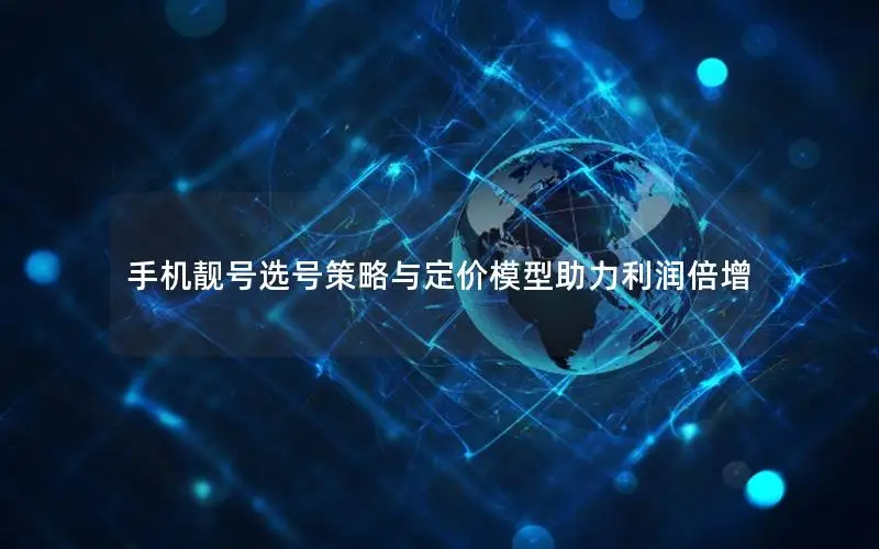 手机靓号选号策略与定价模型助力利润倍增