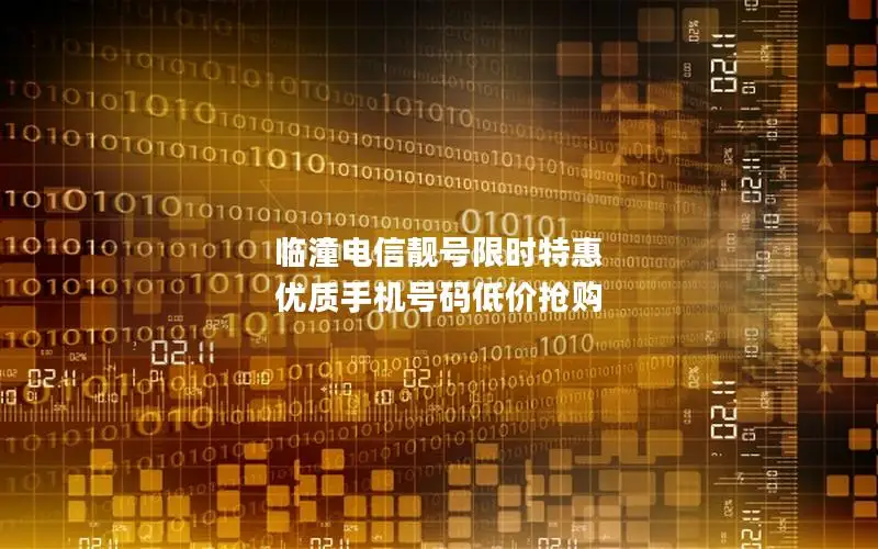临潼电信靓号限时特惠 优质手机号码低价抢购