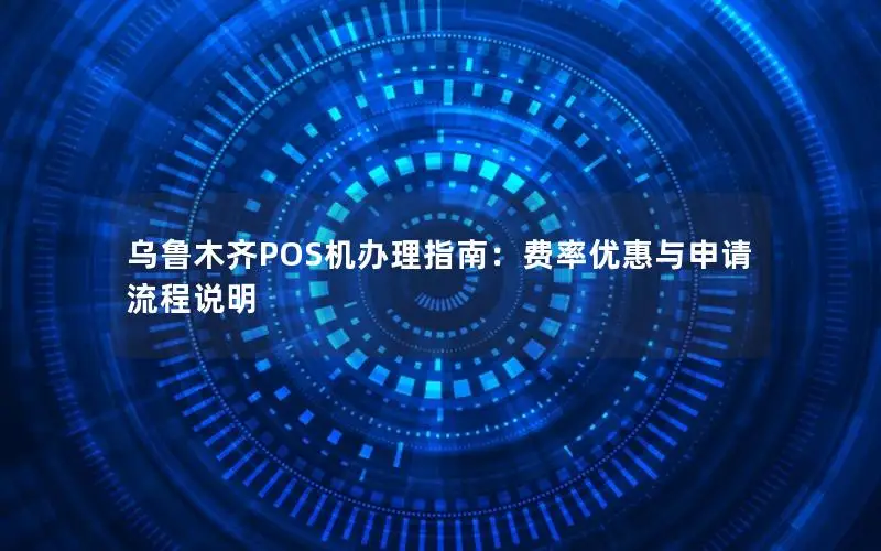 乌鲁木齐POS机办理指南：费率优惠与申请流程说明