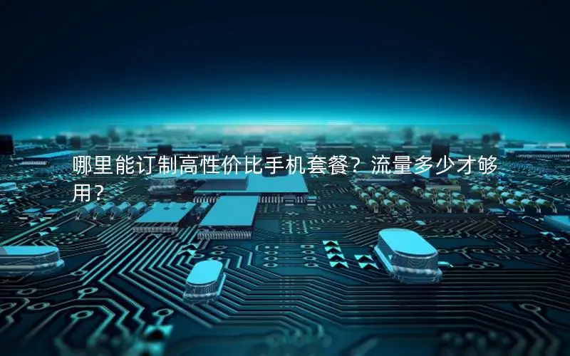 哪里能订制高性价比手机套餐？流量多少才够用？