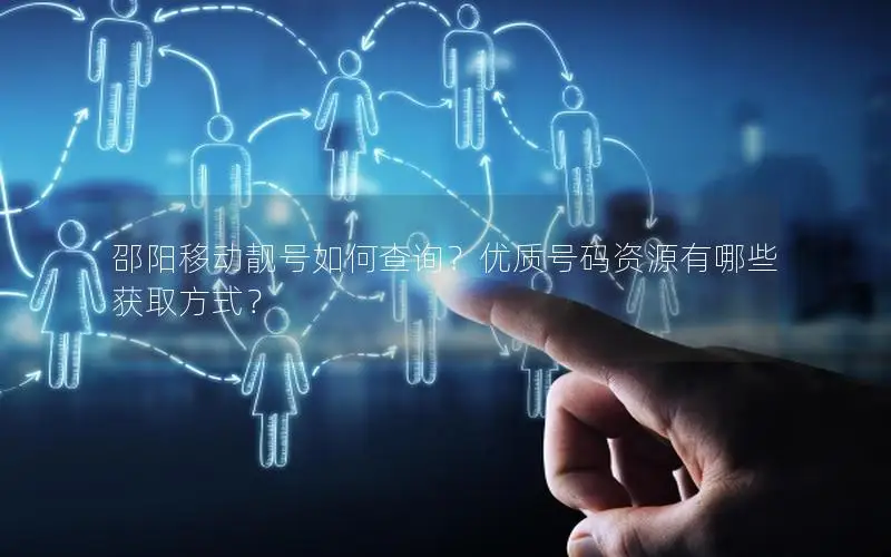 邵阳移动靓号如何查询？优质号码资源有哪些获取方式？