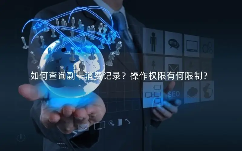 如何查询副卡消费记录？操作权限有何限制？