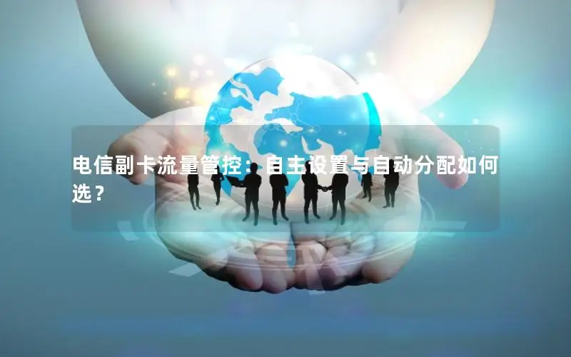 电信副卡流量管控：自主设置与自动分配如何选？
