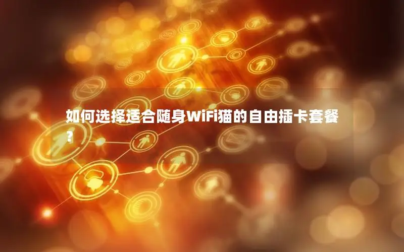如何选择适合随身WiFi猫的自由插卡套餐？