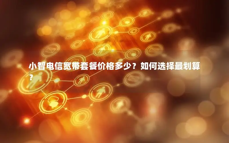 小智电信宽带套餐价格多少？如何选择最划算？