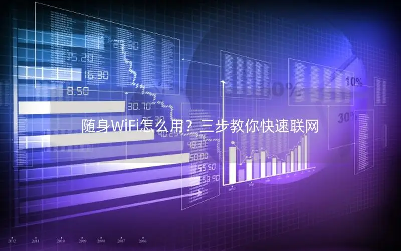 随身WiFi怎么用？三步教你快速联网