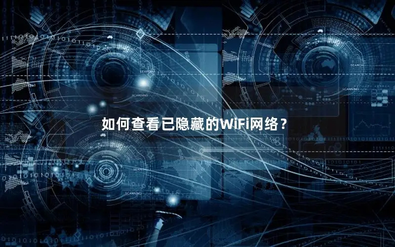 如何查看已隐藏的WiFi网络？