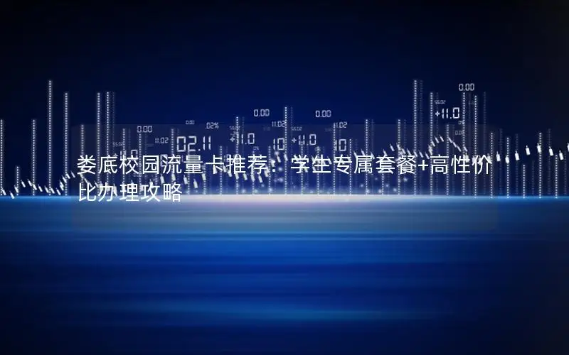 娄底校园流量卡推荐：学生专属套餐+高性价比办理攻略