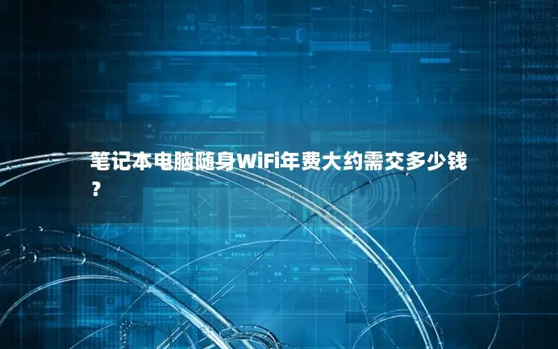 笔记本电脑随身WiFi年费大约需交多少钱？