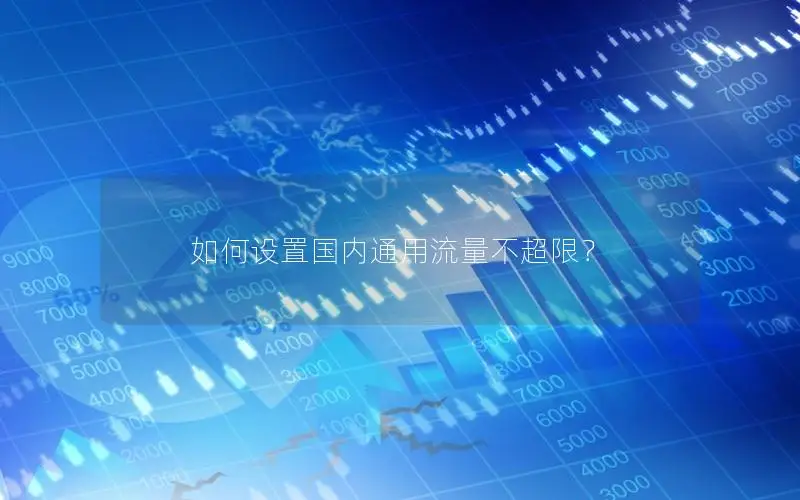 如何设置国内通用流量不超限？