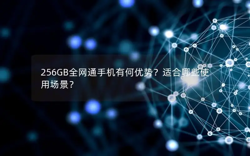 256GB全网通手机有何优势？适合哪些使用场景？