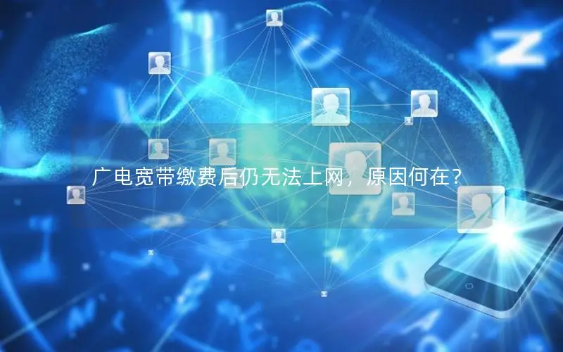 广电宽带缴费后仍无法上网，原因何在？