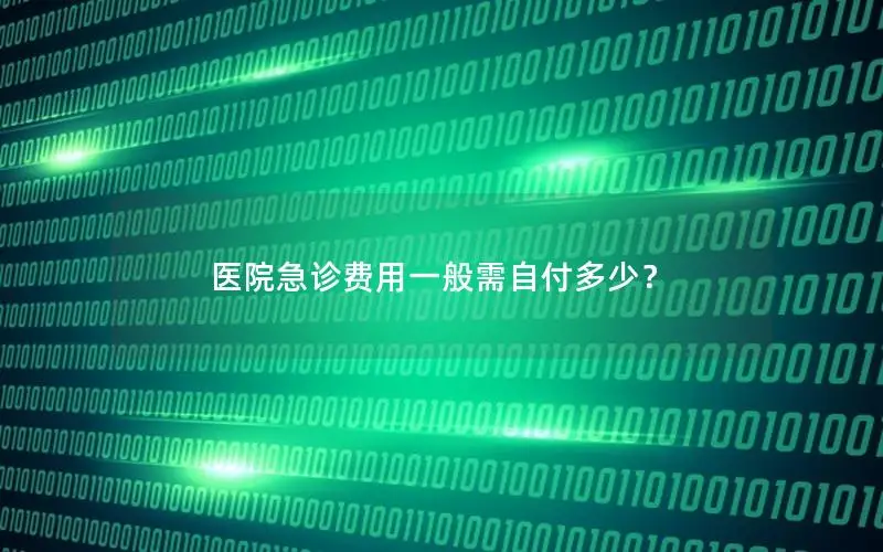 医院急诊费用一般需自付多少？