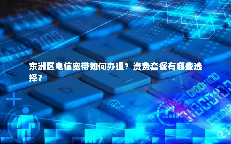 东洲区电信宽带如何办理？资费套餐有哪些选择？