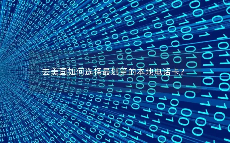 去美国如何选择最划算的本地电话卡？