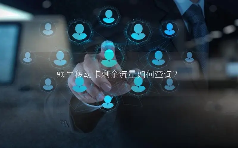 蜗牛移动卡剩余流量如何查询？